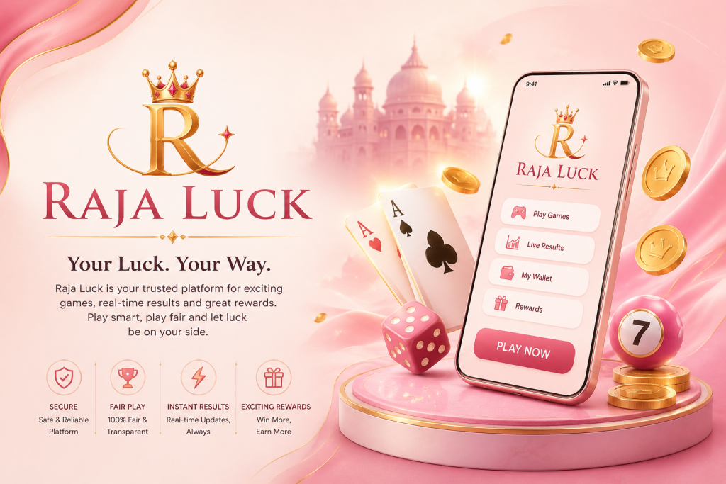 Raja Luck information guide shown on a mobile screen
